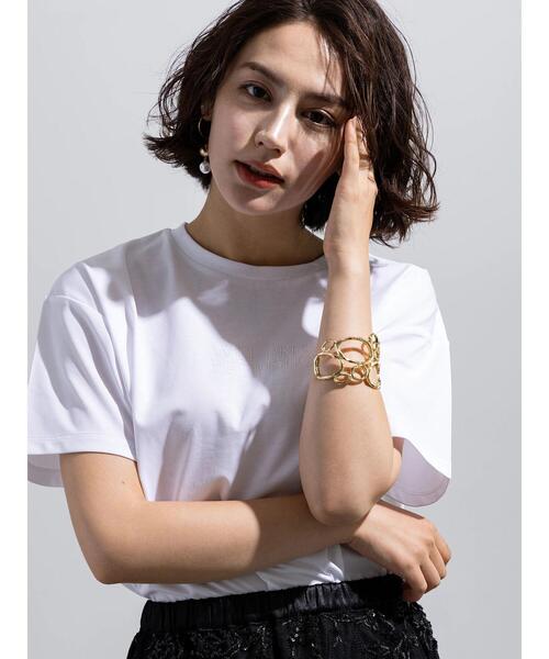 Te chichi（テチチ）の「メッシュメタルバングル（ブレスレット・レディース・ゴールド・F）」の3枚目の写真