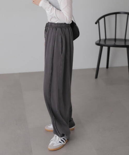 FREE'S MART（フリーズマート）の「◆硫化加工スウェットパンツ（スウェットパンツ・レディース・グレー・FREE）」の6枚目の写真