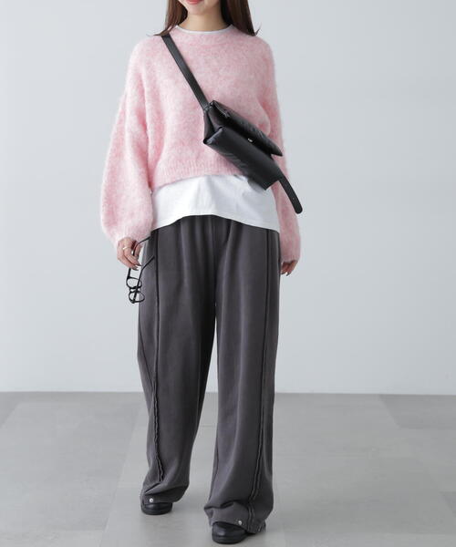 FREE'S MART（フリーズマート）の「◆硫化加工スウェットパンツ（スウェットパンツ・レディース・グレー・FREE）」の13枚目の写真