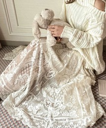 アンティークレーススカート