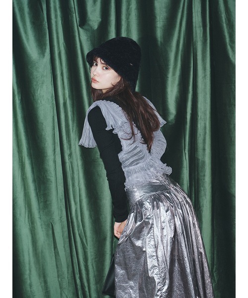 ピノ★リリー◡̈⃝ LILY BROWN（リリーブラウン）の「ビスチェセットニットトップス