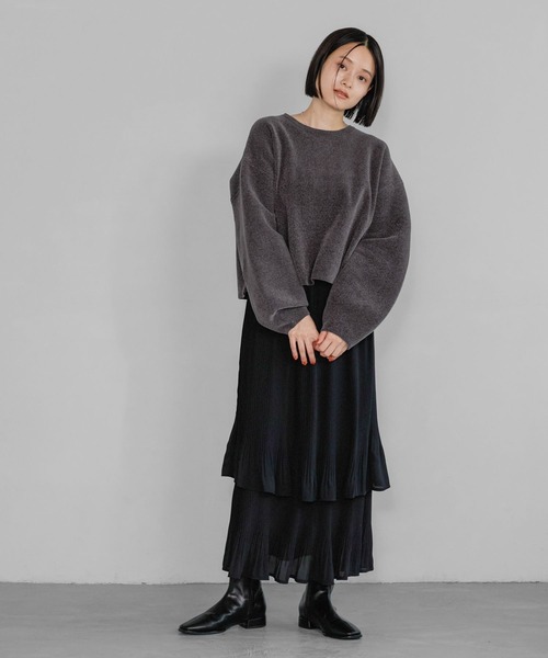 セール】モールプルオーバー_長袖（ニット/セーター）｜A part by