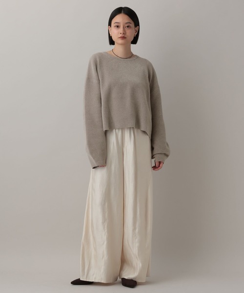 A part by（アパートバイ）の「モールプルオーバー_長袖（ニット/セーター・レディース・ベージュ/チャコールグレー/ブルー系その他5/ブラウン/ライトグリーン/グレー・FREE）」の17枚目の写真