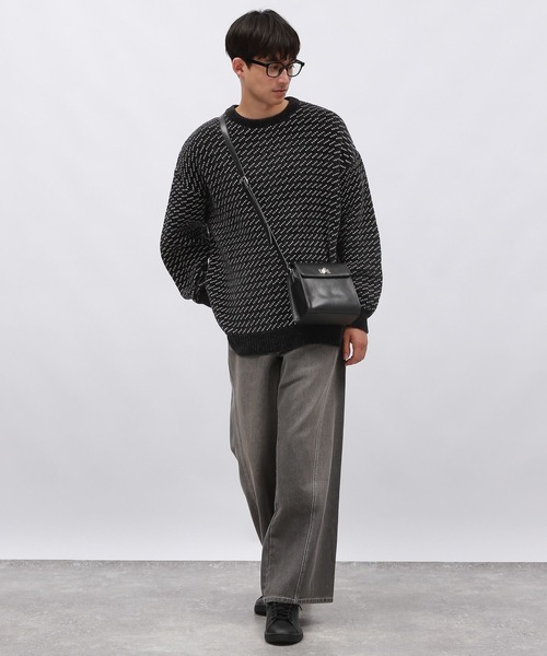 LAKOLE(ラコレ)の「ジガラモールニットプルオーバー / 137886(ニット/セーター・メンズ・キャメル/ブラック/アイボリー/ブルー・LARGE/MEDIUM)」の5枚目の写真