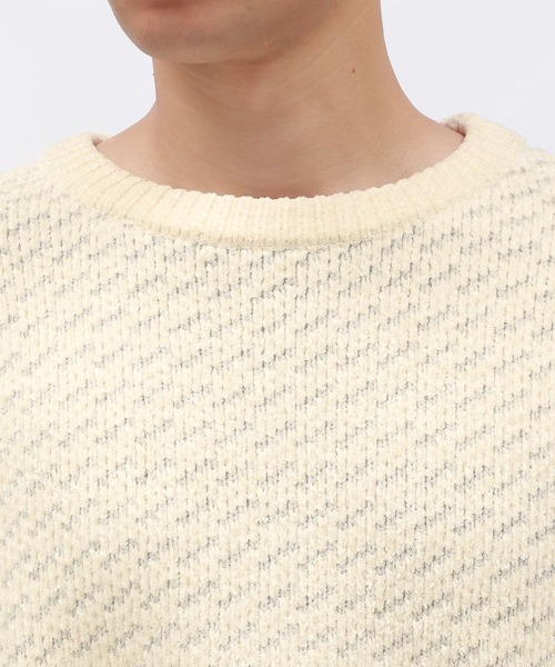 LAKOLE(ラコレ)の「ジガラモールニットプルオーバー / 137886(ニット/セーター・メンズ・キャメル/ブラック/アイボリー/ブルー・LARGE/MEDIUM)」の12枚目の写真