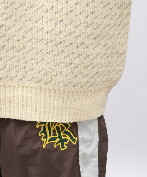 LAKOLE(ラコレ)の「ジガラモールニットプルオーバー / 137886(ニット/セーター・メンズ・キャメル/ブラック/アイボリー/ブルー・LARGE/MEDIUM)」の14枚目の写真