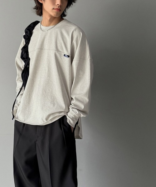 Java(ジャバ)の「《Javaジャバコラボ》胸元javaネーム綿100%長袖フットボールTシャツ(Tシャツ/カットソー・メンズ・オートミール/オフホワイト/ブラック・LARGE/MEDIUM/X-LARGE)」の21枚目の写真