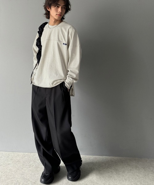 Java(ジャバ)の「《Javaジャバコラボ》胸元javaネーム綿100%長袖フットボールTシャツ(Tシャツ/カットソー・メンズ・オートミール/オフホワイト/ブラック・LARGE/MEDIUM/X-LARGE)」の19枚目の写真