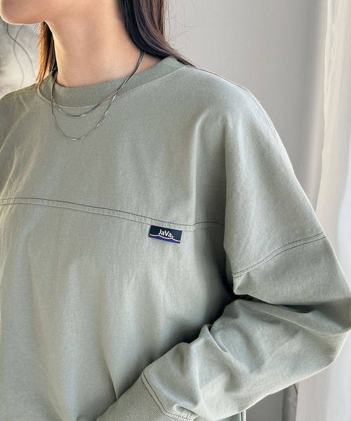Java(ジャバ)の「《Javaジャバコラボ》胸元javaネーム綿100%長袖フットボールTシャツ(Tシャツ/カットソー・メンズ・オートミール/オフホワイト/ブラック・LARGE/MEDIUM/X-LARGE)」の22枚目の写真
