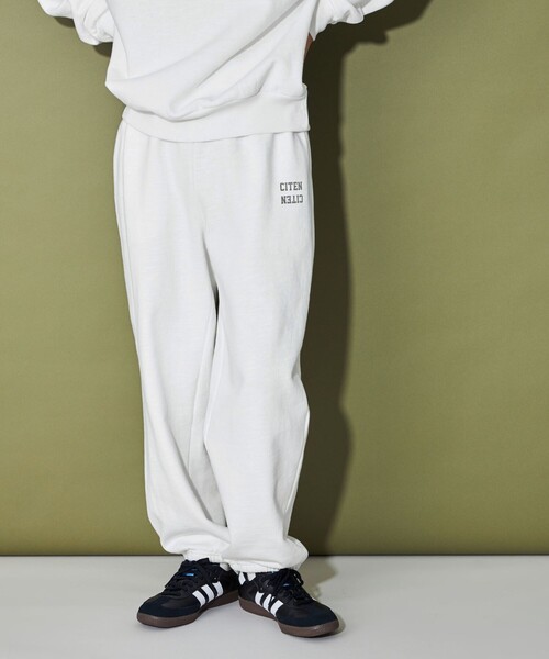 CITEN(シテン)の「<CITEN> ロゴスウェットパンツ(スウェットパンツ・メンズ・ホワイト/ライトグレー/ブラック・M/L)」の6枚目の写真