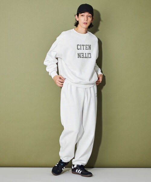 CITEN(シテン)の「<CITEN> ロゴスウェットパンツ(スウェットパンツ・メンズ・ホワイト/ライトグレー/ブラック・M/L)」の7枚目の写真