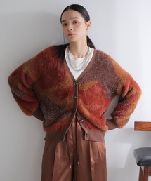 LADYMADE（レディメイド）の「ラメフェザージャガードニットカーディガン（カーディガン/ボレロ）」