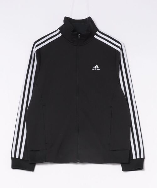 adidas(アディダス)の「《adidas》WMH3SトラックT(その他アウター・レディース・ブラック/ネイビー系/ブラック×ホワイト・M/S/2XL/XL/L)」の2枚目の写真