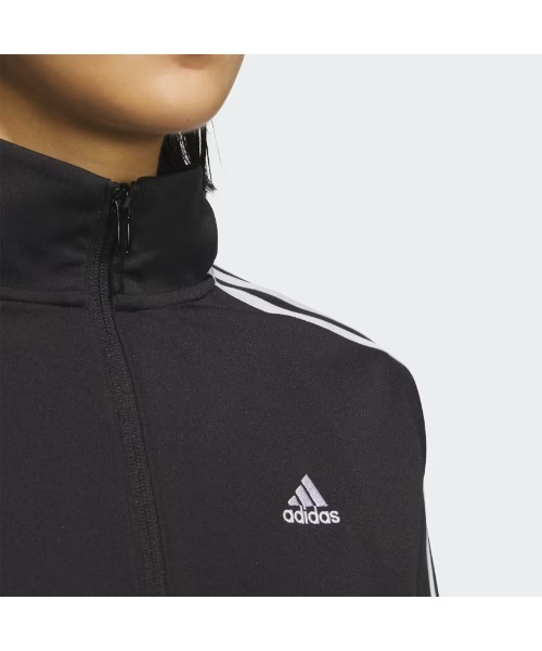 adidas(アディダス)の「《adidas》WMH3SトラックT(その他アウター・レディース・ブラック/ネイビー系/ブラック×ホワイト・M/S/2XL/XL/L)」の5枚目の写真