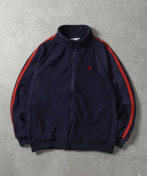 U.S. POLO ASSN.(ユーエスポロアッスン)の「【U.S. POLO ASSN.】 ワンポイント ロゴ刺繍 フリース 長袖 トラック ジャケット(ブルゾン・メンズ・ブラック/杢グレー/ベージュ/ネイビー・MEDIUM/LARGE/X-LARGE)」の20枚目の写真