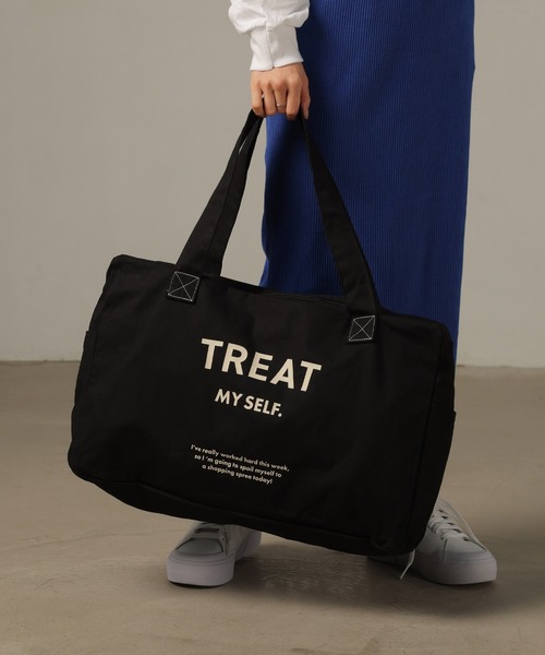 ALTROSE(アルトローズ)の「洗える ウォッシャブル ボストン ボストンバッグ 畳める(ボストンバッグ・レディース・ブラック/ベージュ/アイボリー・FREE)」の14枚目の写真
