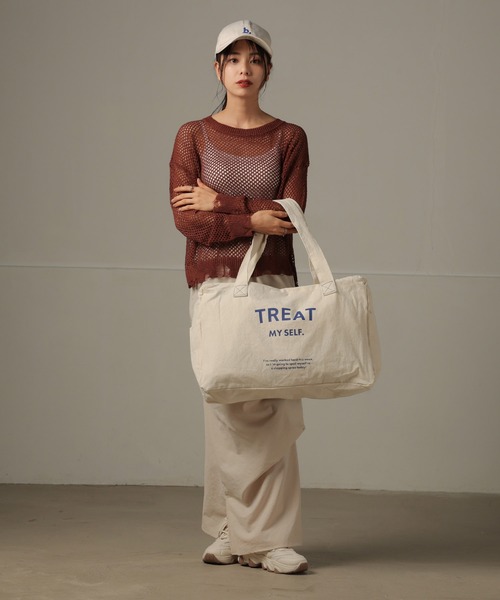 ALTROSE(アルトローズ)の「洗える ウォッシャブル ボストン ボストンバッグ 畳める(ボストンバッグ・レディース・ブラック/ベージュ/アイボリー・FREE)」の17枚目の写真