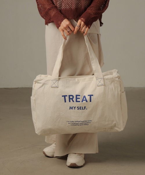 ALTROSE(アルトローズ)の「洗える ウォッシャブル ボストン ボストンバッグ 畳める(ボストンバッグ・レディース・ブラック/ベージュ/アイボリー・FREE)」の18枚目の写真