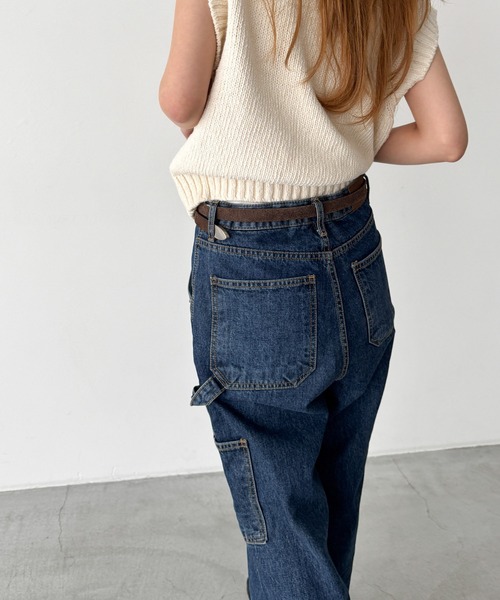 CANAL JEAN（キャナルジーン）の「El mar ウエスタンスウェードベルト（ベルト・レディース・ブラウン/ブラック・ONE SIZE）」の5枚目の写真