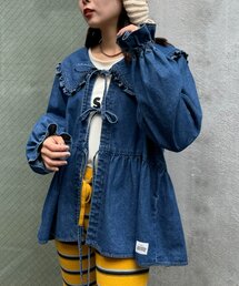 HELLO.SANFRANCISCO | 【HELLO.SANFRANCISCO】デニムシャツリボンカーディガン(シャツ/ブラウス)