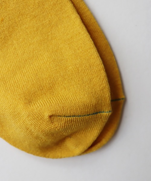 TAWARA(タワラ)の「ちょびっとウール ベタ編み クルーソックス(ソックス/靴下・レディース・オフホワイト/グリーン/ピンク/ロイヤルブルー/パープル/イエロー・S)」の11枚目の写真