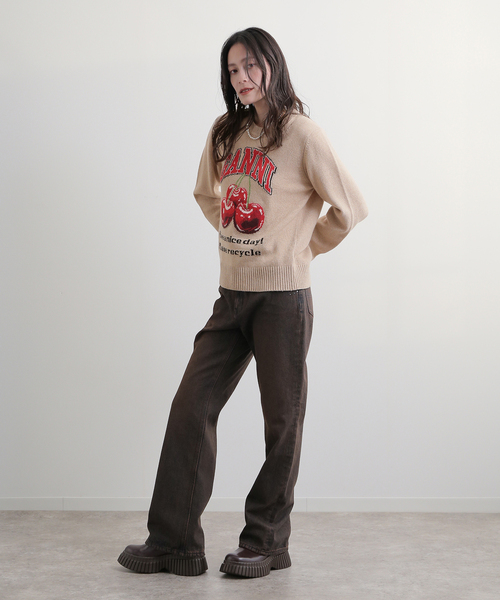 GANNIニット 楽天市場】【15％OFFクーポン対象・1/14-18時～】GANNI ガニー ニット