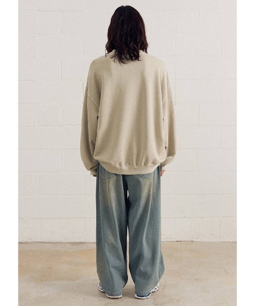 ALAND(エーランド)の「【UNISEX】Filluminte/サークルBLUR プルオーバー(ウラケ)(スウェット・レディース・ブルー/ブラック/ベージュ・LARGE/MEDIUM/SMALL)」の15枚目の写真