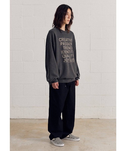 ALAND(エーランド)の「【UNISEX】Filluminte/サークルBLUR プルオーバー(ウラケ)(スウェット・レディース・ブルー/ブラック/ベージュ・LARGE/MEDIUM/SMALL)」の10枚目の写真