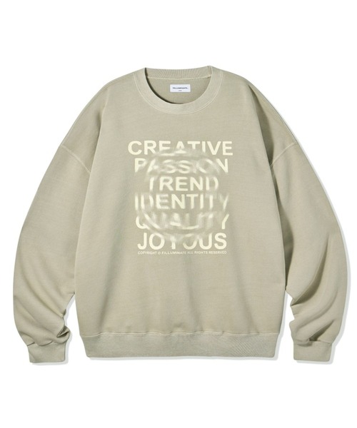 ALAND(エーランド)の「【UNISEX】Filluminte/サークルBLUR プルオーバー(ウラケ)(スウェット・レディース・ブルー/ブラック/ベージュ・LARGE/MEDIUM/SMALL)」の16枚目の写真