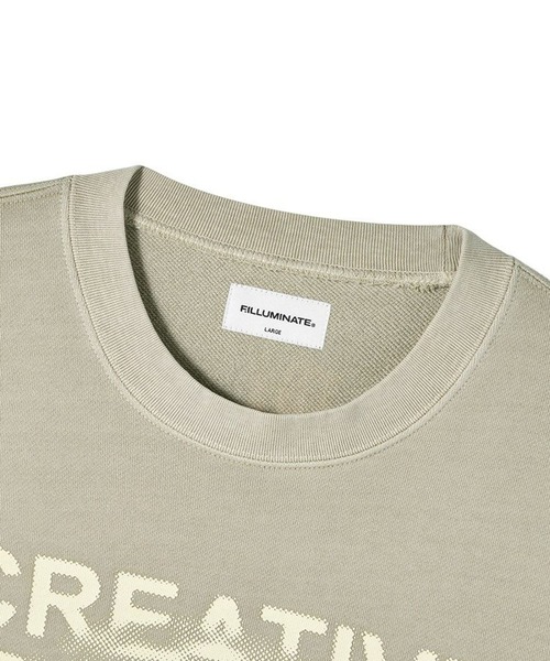 ALAND(エーランド)の「【UNISEX】Filluminte/サークルBLUR プルオーバー(ウラケ)(スウェット・レディース・ブルー/ブラック/ベージュ・LARGE/MEDIUM/SMALL)」の18枚目の写真