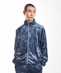 City Ambient Products（シティアンビエントプロダクツ）の「City Ambient Products: クラッシュベロアトラックジャケット(セットアップ対応)（ジャージ）」