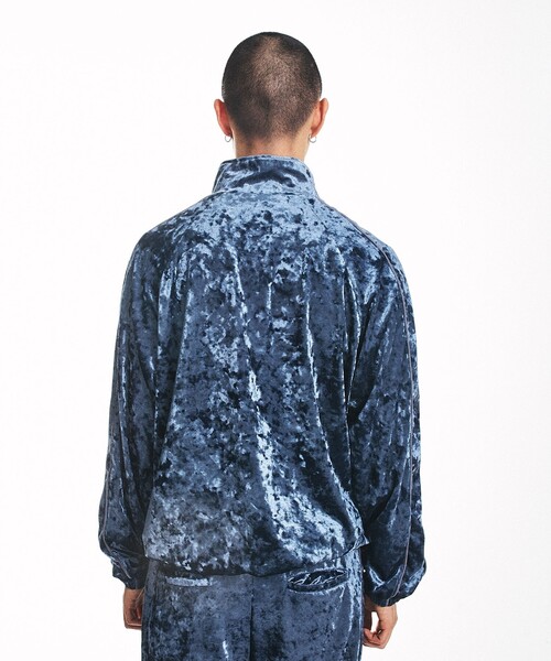 City Ambient Products(シティアンビエントプロダクツ)の「City Ambient Products: クラッシュベロアトラックジャケット(セットアップ対応)(ジャージ・メンズ・ブラウン/ロイヤルブルー・SMALL/MEDIUM/LARGE)」の14枚目の写真