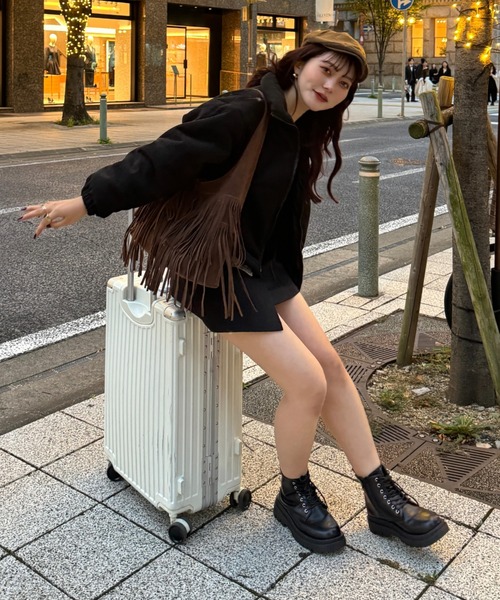 efill（エフィル）の「ミニスカート（スカート・レディース・ブラック・FREE）」の7枚目の写真