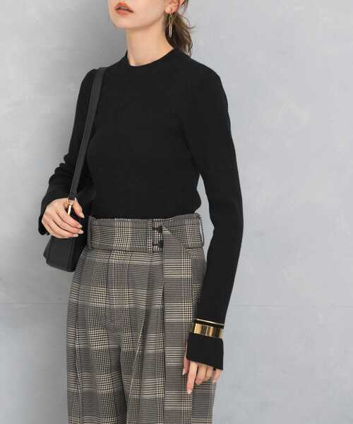 セール】シルク混ハイネックリブニット（ニット/セーター）｜URBAN