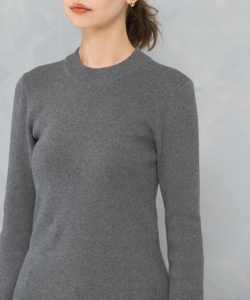 セール】シルク混ハイネックリブニット（ニット/セーター）｜URBAN