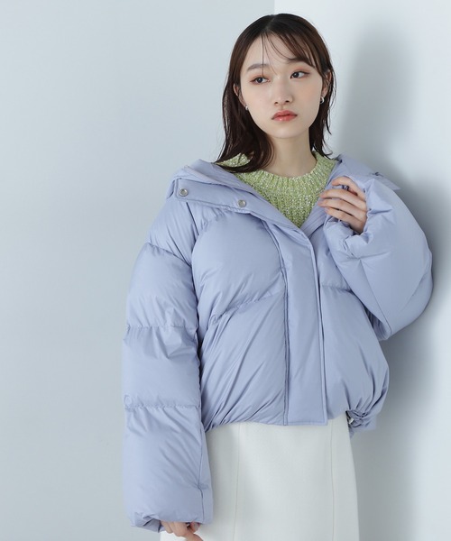 NATURAL BEAUTY BASIC(ナチュラルビューティーベーシック)の「◇ショートフードダウン(ダウンジャケット/コート・レディース・ブラウン/ピンク/ブルー・SMALL/MEDIUM)」の15枚目の写真