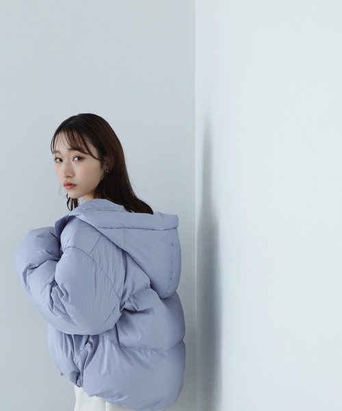 NATURAL BEAUTY BASIC(ナチュラルビューティーベーシック)の「◇ショートフードダウン(ダウンジャケット/コート・レディース・ブラウン/ピンク/ブルー・SMALL/MEDIUM)」の19枚目の写真