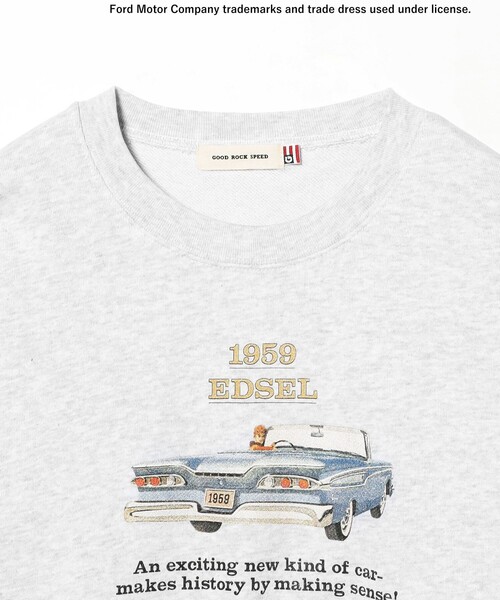 GOOD ROCK SPEED（グッドロックスピード）の「【別注】GOOD ROCK SPEED / FORD スウェット（スウェット・レディース・ホワイト/グレー・ONE SIZE）」の10枚目の写真