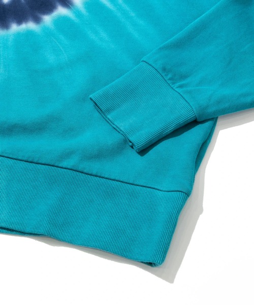 CUBE SUGAR（キューブシュガー）の「CUBE SUGAR/キューブシュガー　裏毛タイダイPOクルーネック（スウェット・レディース・ピンク/イエロー・FREE）」の5枚目の写真