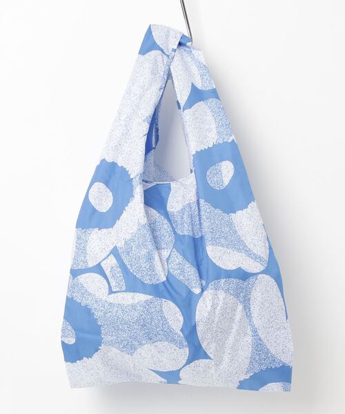 marimekko（マリメッコ）の「Unikko / Smartbag（エコバッグ/サブバッグ・レディース・ブルー/ライトピンク・FREE）」の9枚目の写真