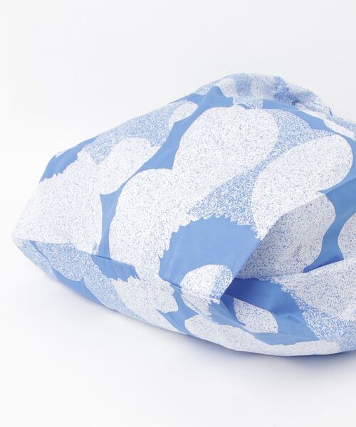 marimekko（マリメッコ）の「Unikko / Smartbag（エコバッグ/サブバッグ・レディース・ブルー/ライトピンク・FREE）」の10枚目の写真