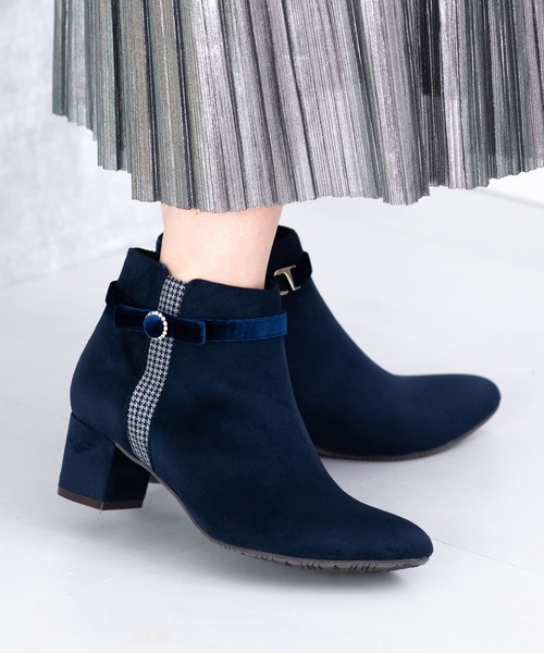 【セール】2WAYリボンベルトショートブーツ(204-43054)JELLY BEANS(ジェリービーンズ)（ブーツ）｜JELLY BEANS（ジェリービーンズ）