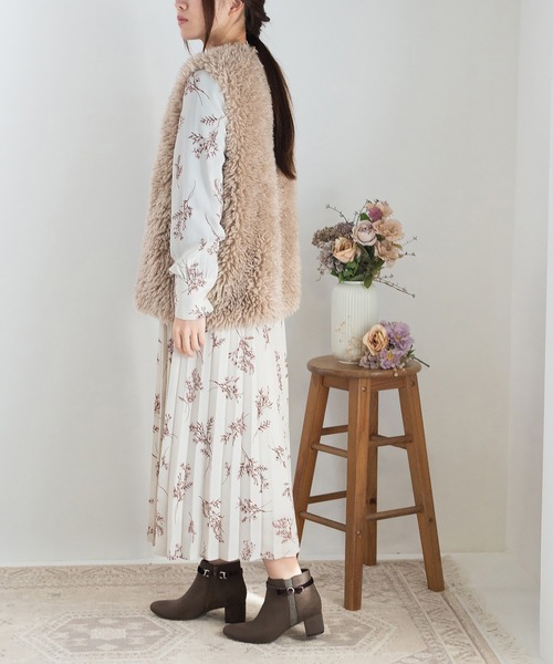 JELLY BEANS(ジェリービーンズ)の「2WAYリボンベルトショートブーツ(204-43054)JELLY BEANS(ジェリービーンズ)(ブーツ・レディース・ネイビー/ブラック系/グレイッシュベージュ・L/M/S)」の18枚目の写真