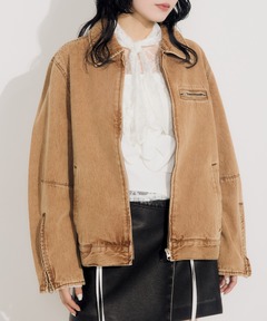 ⭐︎美品⭐︎allureville ベージュ ダブルライダースジャケット サイズ2 ジャケット|アウター|allureville|商品一覧｜allureville