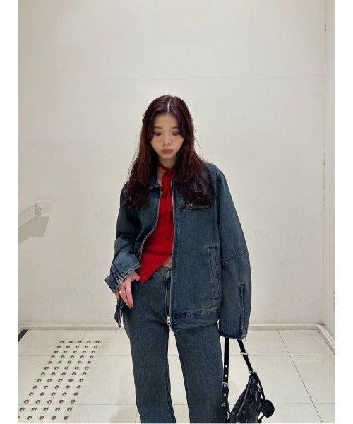 セール】FRONT ZIP BOXY BZ-BE フロント ジップ ボクシー ブルゾン