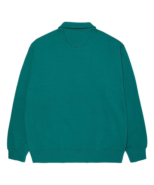 HUF(ハフ)の「BIG BLOCK 1/4 ZIP FRENCH TERRY / HUF ハフ トップス(スウェット・メンズ・ブラック/グリーン系その他・SMALL/MEDIUM/LARGE/X-LARGE/XX-LARGE)」の4枚目の写真