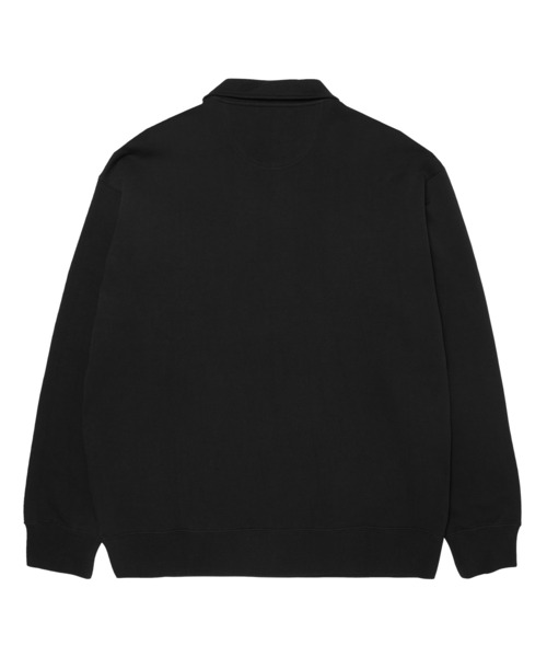 HUF(ハフ)の「BIG BLOCK 1/4 ZIP FRENCH TERRY / HUF ハフ トップス(スウェット・メンズ・ブラック/グリーン系その他・SMALL/MEDIUM/LARGE/X-LARGE/XX-LARGE)」の3枚目の写真