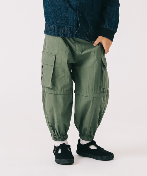 B:MING by BEAMS(ビーミングバイビームス)の「サスペンダー付き カーゴパンツ(100~140cm)(カーゴパンツ・キッズ・オリーブ/ホワイト系その他5・140/130/110/100/120)」の10枚目の写真