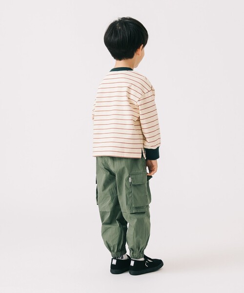 B:MING by BEAMS(ビーミングバイビームス)の「サスペンダー付き カーゴパンツ(100~140cm)(カーゴパンツ・キッズ・オリーブ/ホワイト系その他5・140/130/110/100/120)」の14枚目の写真