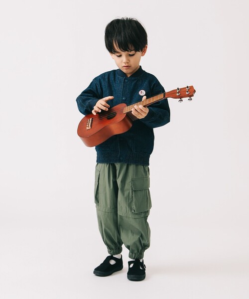 B:MING by BEAMS(ビーミングバイビームス)の「サスペンダー付き カーゴパンツ(100~140cm)(カーゴパンツ・キッズ・オリーブ/ホワイト系その他5・140/130/110/100/120)」の15枚目の写真